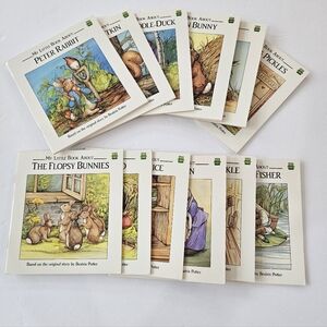 12 Reader Set Based on Beatrix Potter Stories, Vintage 1991, Good Used Condition